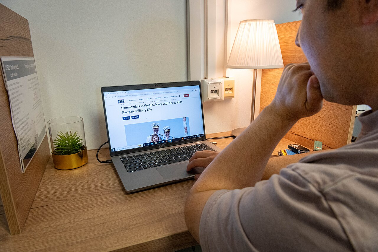 Person setting up a crypto wallet on their laptop without handing over any ID